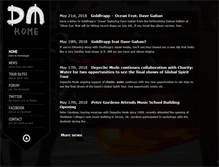 Tablet Screenshot of depeche-mode.com