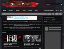 Tablet Screenshot of depeche-mode.be